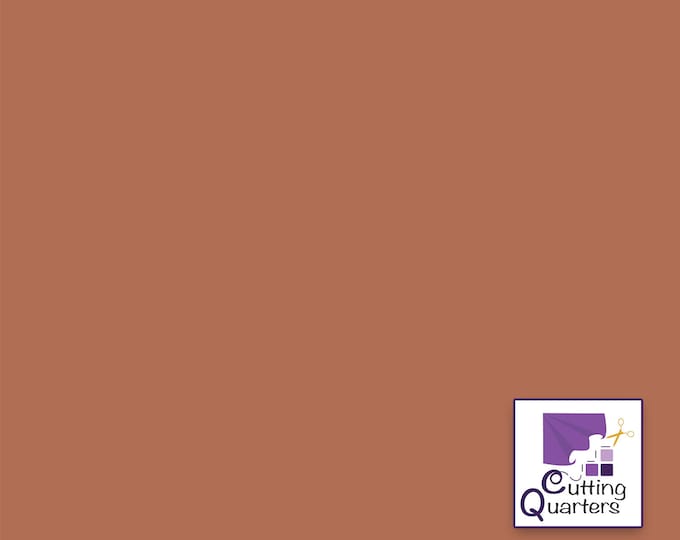 Cinnamon, Confetti Cottons-Riley Blake Designs, Solids, Basic Colors, Brown, 100% Cotton Fabric C120-Cinnamon