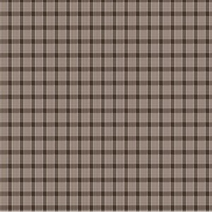 Könnte beinhalten: Ein sich wiederholendes Muster mit einem klassischen Karodesign. Das Muster besteht aus sich kreuzenden Linien in Braun- und Beigetönen, die ein kariertes Gitter bilden. Das Design ist symmetrisch und bedeckt die gesamte Fläche.