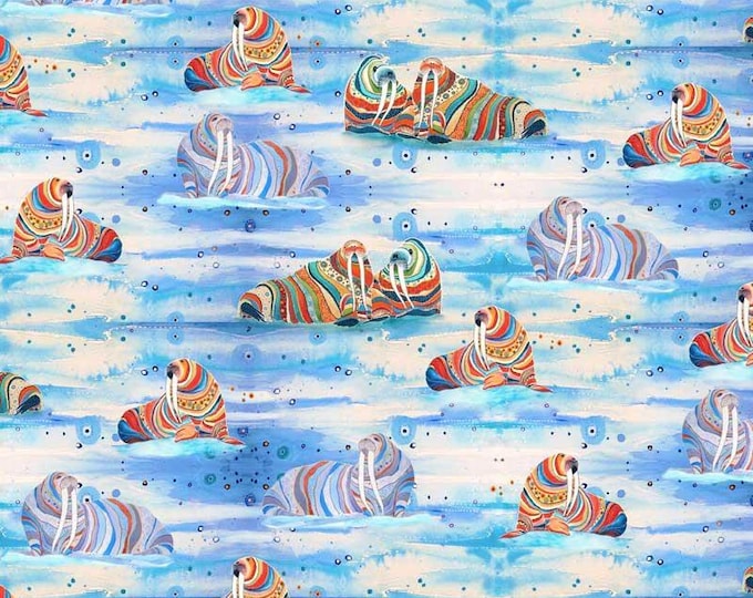 Wild Waters One Way Walresus, 100% Cotton, WWAT 5483-B