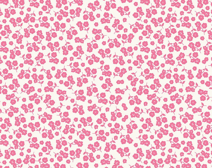 Picnic Florals - Ditsy Pink by My Mind's Eye for Riley Blake Designs, 100% Cotton Fabric, C14613-Pink