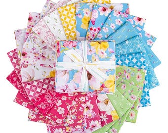 Painted Petals Fat Quarter Bundle, 21 pcs, FQ-17590-21