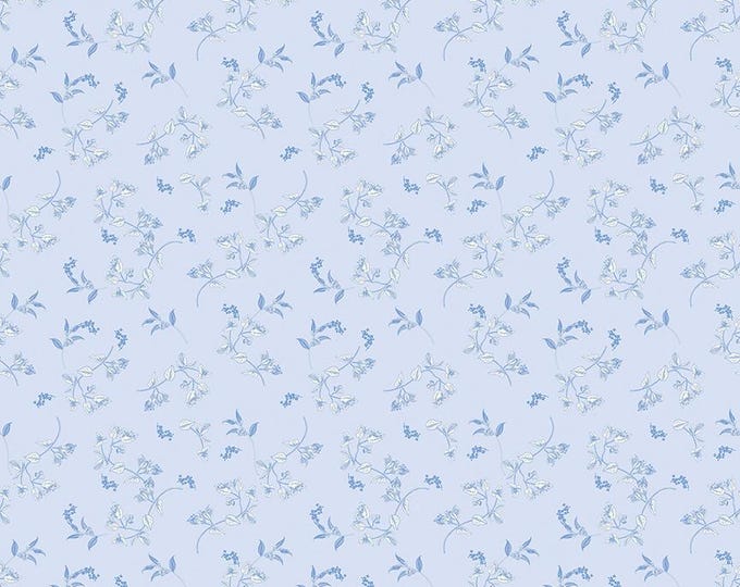 Penelope Stems Sky by Riley Blake, 100 % Cotton, C16641-SKY