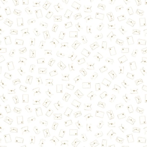 Hush Hush 2 - Love Notes di Lindsay Wilkes per Riley Blake Designs, tessuto 100% cotone, collezione Low-Volume, C12884