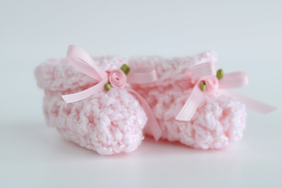 0-6 Mo. Emma & Fox Baby Booties - Petal main image 0