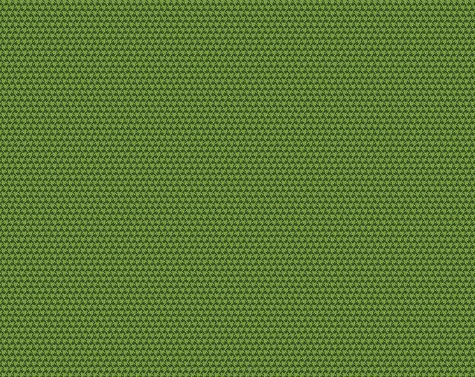 Plum Petals Houndstooth Green by Diane Labombarde by Lori Holt for Riley Blake Designs, 100% Cotton Fabric, C15646-GREEN