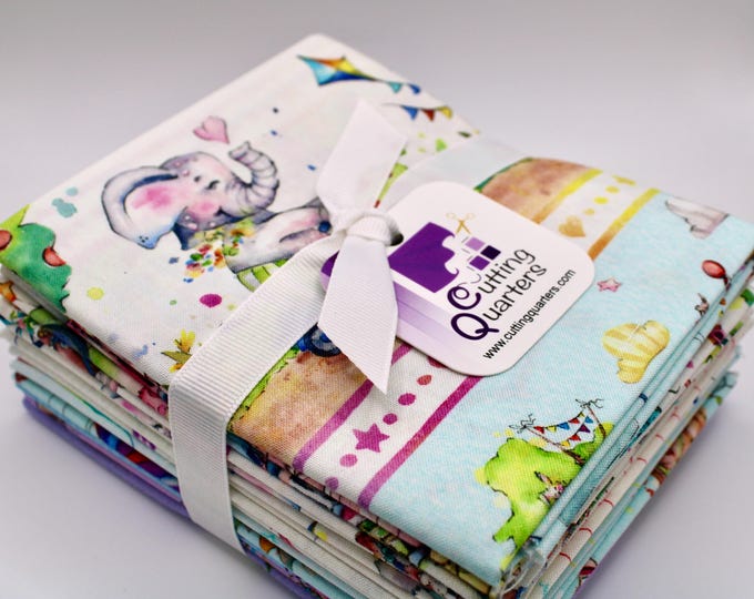 Whiskerville 11-Piece Fat Quarter Bundle by P&B Textiles, 100% Cotton, WSKR FQ11