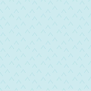 May include: A light blue background with a repeating pattern of small, teal-colored triangles.