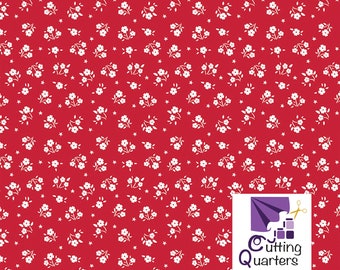 American Beauty Ditsy Red by Dani Mogstad for Riley Blake Designs, 100% Fine Cotton, C14446-Red