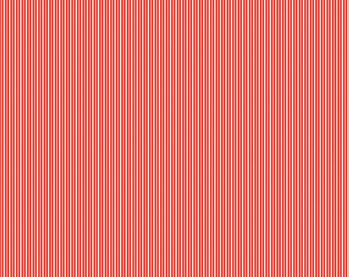 Picnic Florals - Stripes Red by My Mind's Eye for Riley Blake Designs, 100% Cotton Fabric, C14616-Red