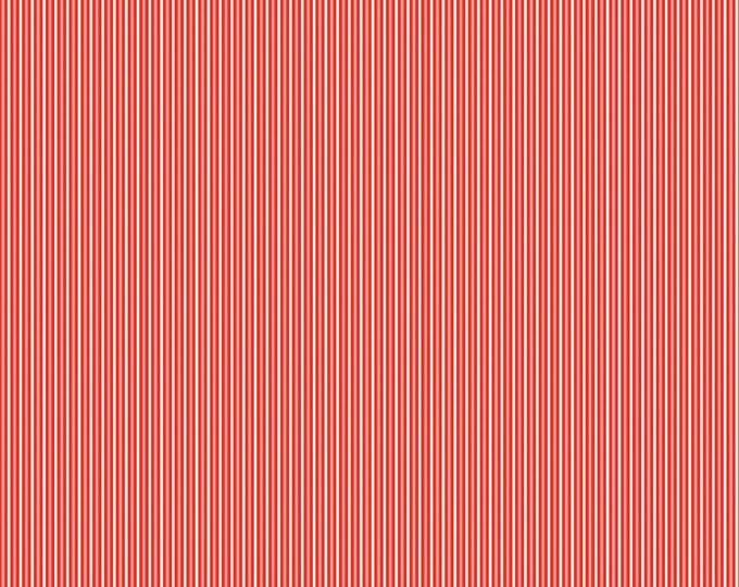 Picnic Florals - Stripes Red by My Mind's Eye for Riley Blake Designs, 100% Cotton Fabric, C14616-Red