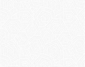 Ramblings 11 Maze White-on-White, 100% Cotton, RA11 775W