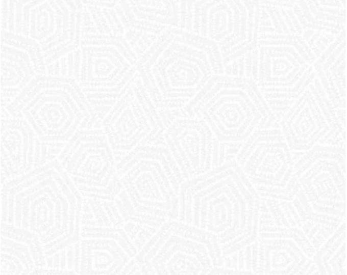Ramblings 11 Maze White-on-White, 100% Cotton, RA11 775W