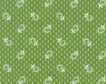 Flowerhouse: Softly Shirting Green, 100% Cotton, FLH-21704-7