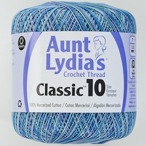 Ocean - Aunt Lydia&#39;s Crochet Thread Classic 10, 350 yds, Art 154C-995