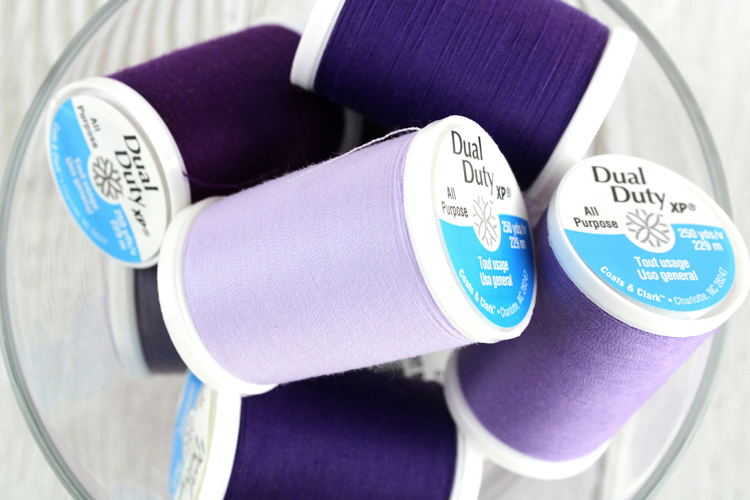 Charcoal - Dual Duty XP General Purpose Thread 250yd - Coats