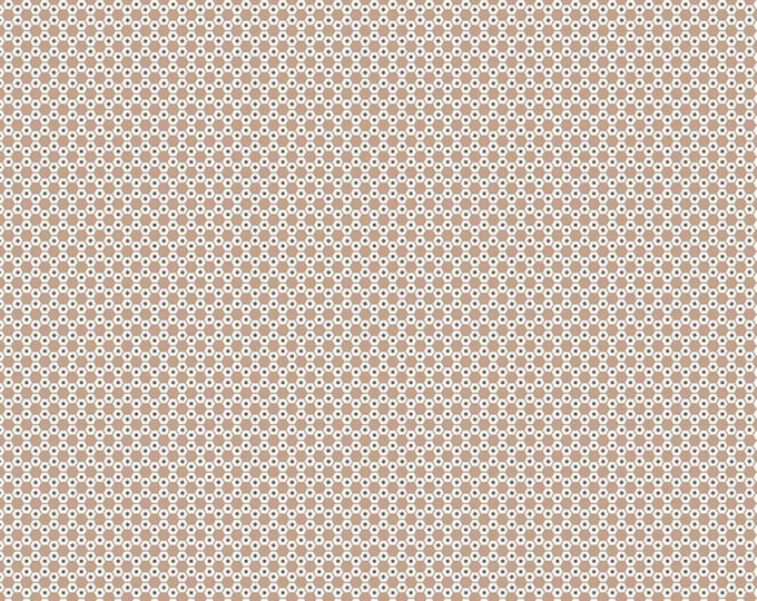 Stitch Hexie Nutmeg by J. Lori Holt for Riley Blake Designs, 100% Cotton Fabric, C10933-NUTMEG