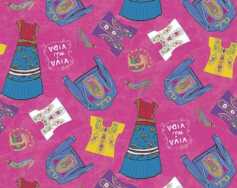 Eleanor Apparel Hot Pink, 100% Cotton, C11711-HOT PINK