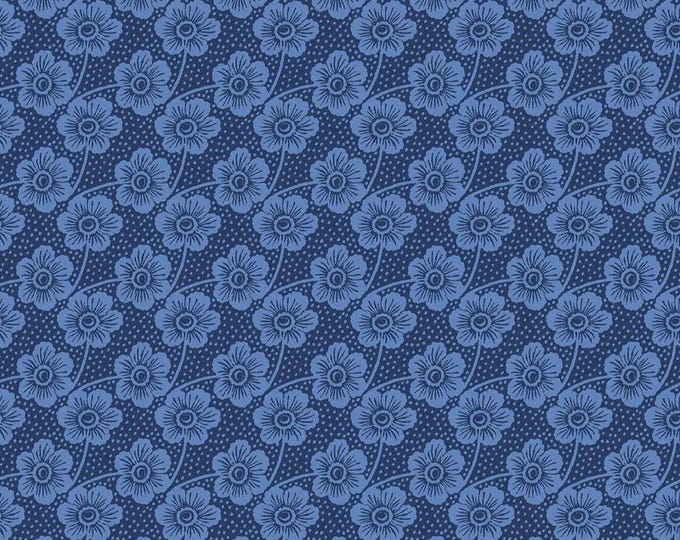 Rhapsody In Blue Buttercup Navy/Blue, 100% Cotton, 14079-54