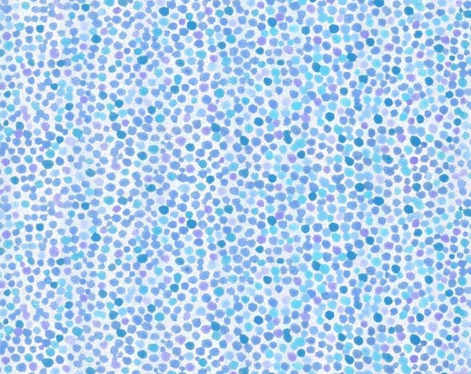 Wild Waters Dots Blender Blue, 100% Cotton, WWAT 5487-B
