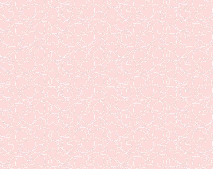 Sew In Love Tonal Blush, Cotton Fabric, C16903-BLUSH