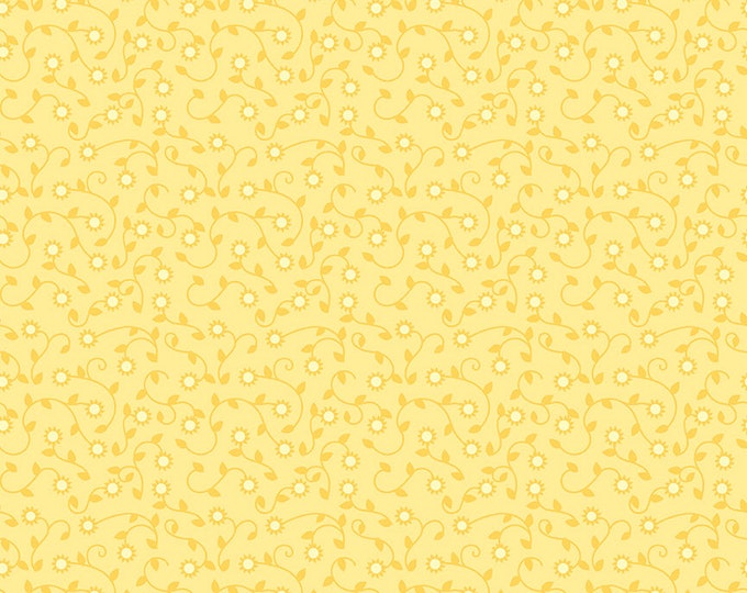 Sunny Skies Vines Sun by Jill Finley for Riley Blake Designs, 100% Cotton Fabric, C14635-Sun