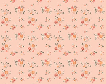 Spring's in Town Bouquets Blush, 100% Cotton, C14213-Blush