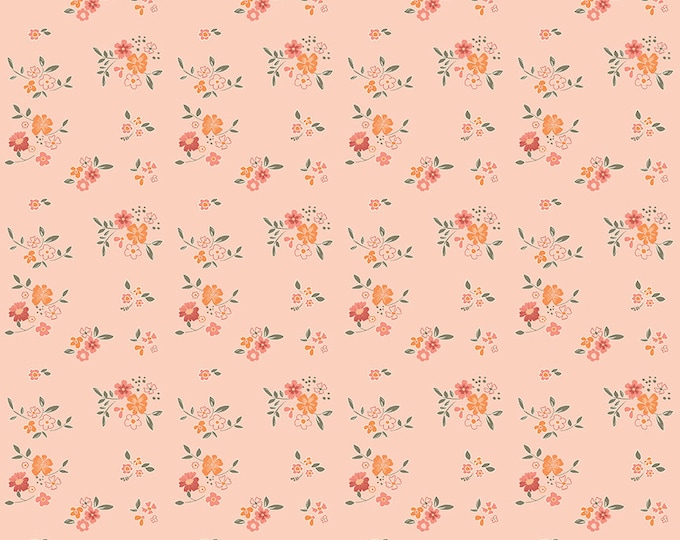 Spring's in Town Bouquets Blush, 100% Cotton, C14213-Blush