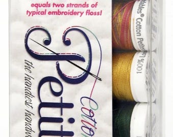 Sulky Petites Palettes, 12 wt Cotton Thread, 50 yds, Autumn Sampler Collection, # 712-09