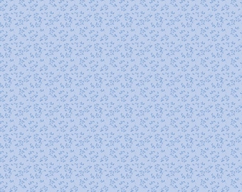 Penelope Mini Stems Sky, 100 % Cotton, C16646-SKY