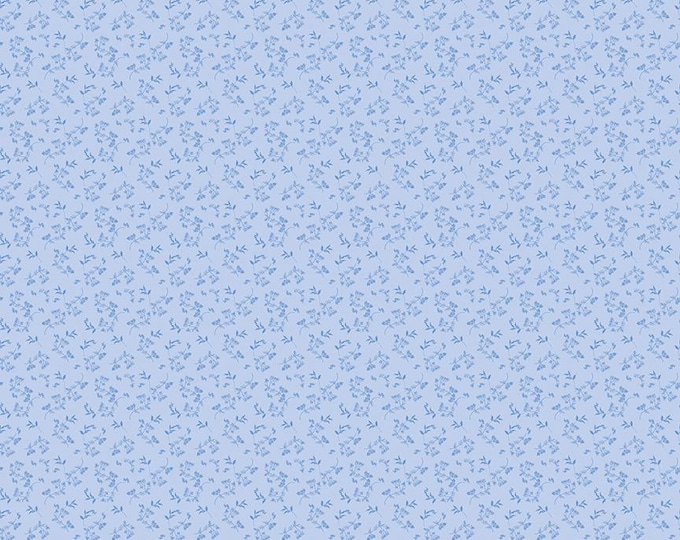 Penelope Mini Stems Sky by Riley Blake, 100 % Cotton, C16646-SKY