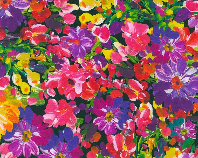 Painterly Petals - Meadow Summer, 100% Cotton, SRKD-22272-193