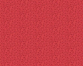 Floret Cherry by Geri Robinson of Planted Seed Designs for Riley Blake Designs, 100% Fine Cotton, Tone-on-Tone Basics, C675-Cherry