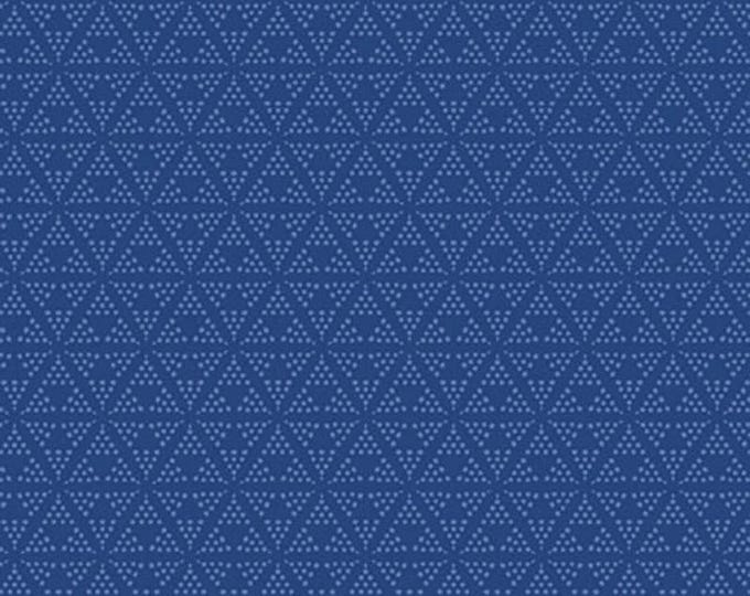 Whimsy II - Dotty Triangles Blue/Violet, 100% Cotton, WHM2 5682 BV