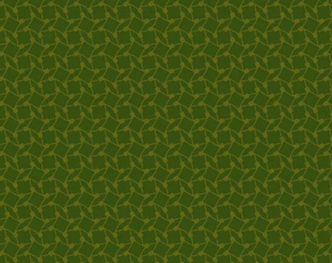 Whimsy II - Diamond Geo Dark Green, 100% Cotton, WHM2 5691 DG