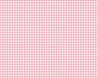 Sew In Love Gingham Rose, Cotton Fabric, C16906-ROSE