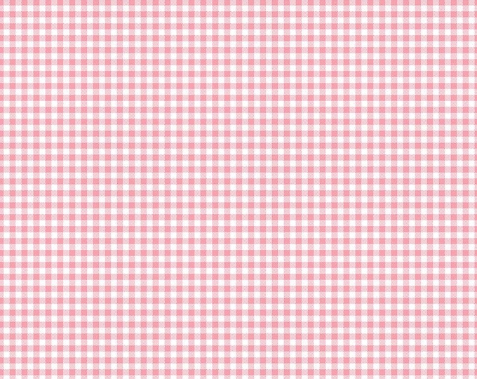 Sew In Love Gingham Rose, Cotton Fabric, C16906-ROSE