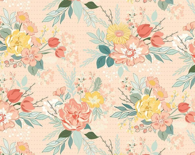 New Beginnings Main Blush by Sandy Gervais for Riley Blake Designs, 100% Cotton Fabric, C15750-BLUSH