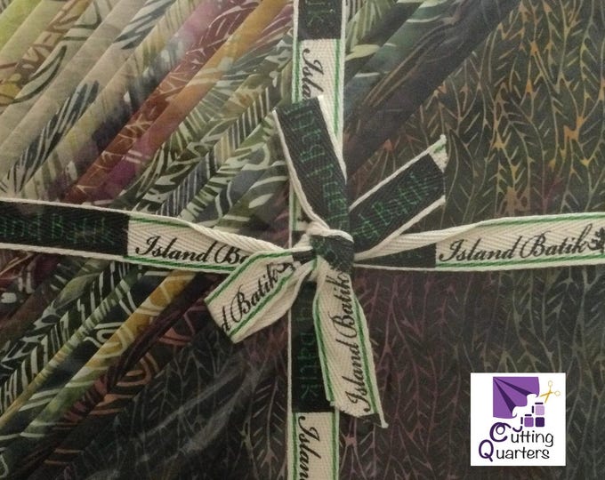 Island Batik - Earthly Stories 10" Stacker by Jean Wells - Lumin Fabrics, 100% Cotton Batik, 42 Pieces, Earthly Stories-ST