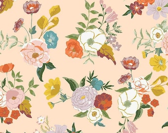 Winged Medley Main Blush, 100% Cotton, C15910-BLUSH