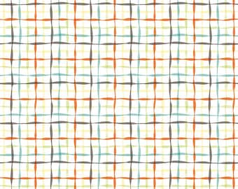 Happy at Home Plaid White by Tara Reed for Riley Blake Designs, 100% Fine Cotton, C13705-White