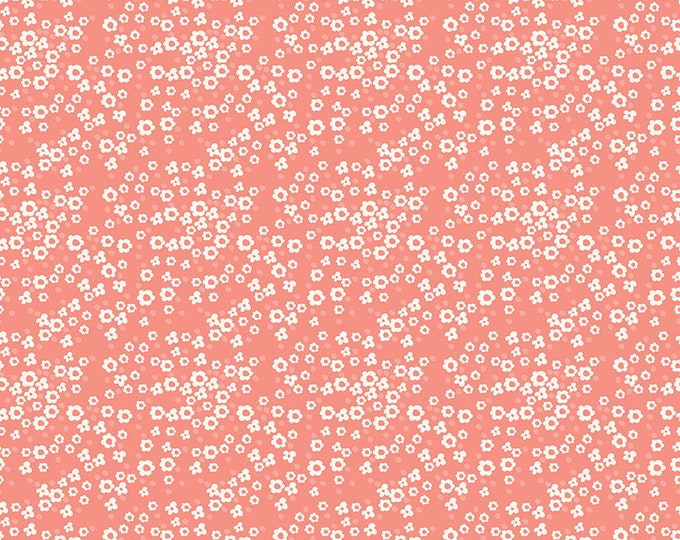 Spring's in Town - Blossoms Coral by Sandy Gervais for Riley Blake Designs, 100% Cotton Fabric, C14215-Coral