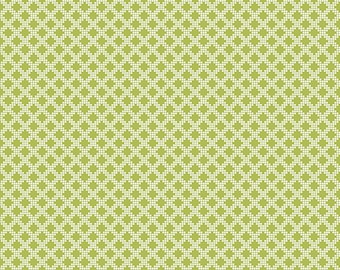 Spring's in Town - Diamonds Green by Sandy Gervais for Riley Blake Designs, 100% Cotton Fabric, C14216-Green