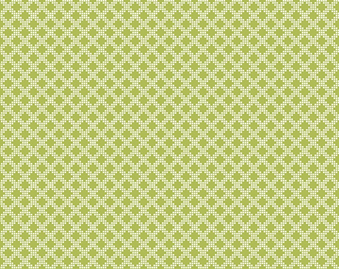Spring's in Town - Diamonds Green by Sandy Gervais for Riley Blake Designs, 100% Cotton Fabric, C14216-Green
