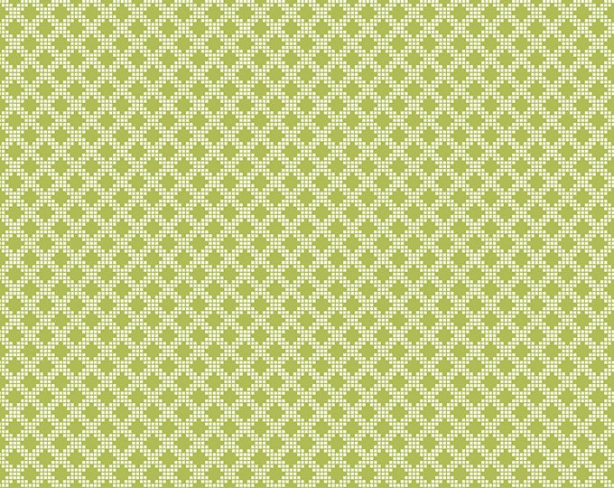 Spring's in Town - Diamonds Green by Sandy Gervais for Riley Blake Designs, 100% Cotton Fabric, C14216-Green