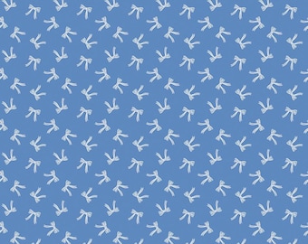 Penelope Bows Blue, 100 % Cotton, C16643-BLUE