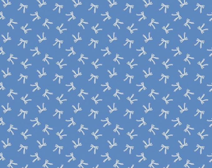 Penelope Bows Blue by Riley Blake, 100 % Cotton, C16643-BLUE