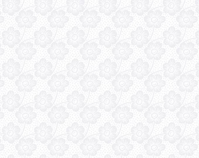 Rhapsody In White - Buttercup White by Kanvas Studios for Benartex Designer Fabrics, 100% Cotton Fabric, 14257-09