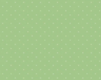 Bee Cross Stitch Riley Green, 100% Cotton, C745-RILEYGREEN