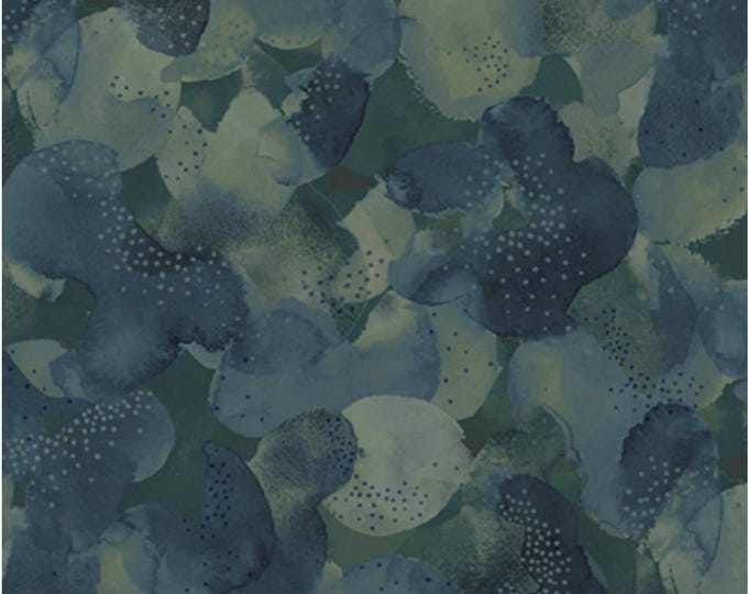 Nature Story - Leaf Canopy Blender Dark Blue Green, 100% Cotton, NSTO 5842 DBG