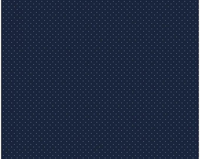 American Jane Pindots Navy, 100% Cotton, C840-NAVY